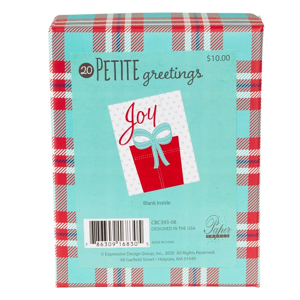 Petite Boxed Christmas Cards, 20-pack