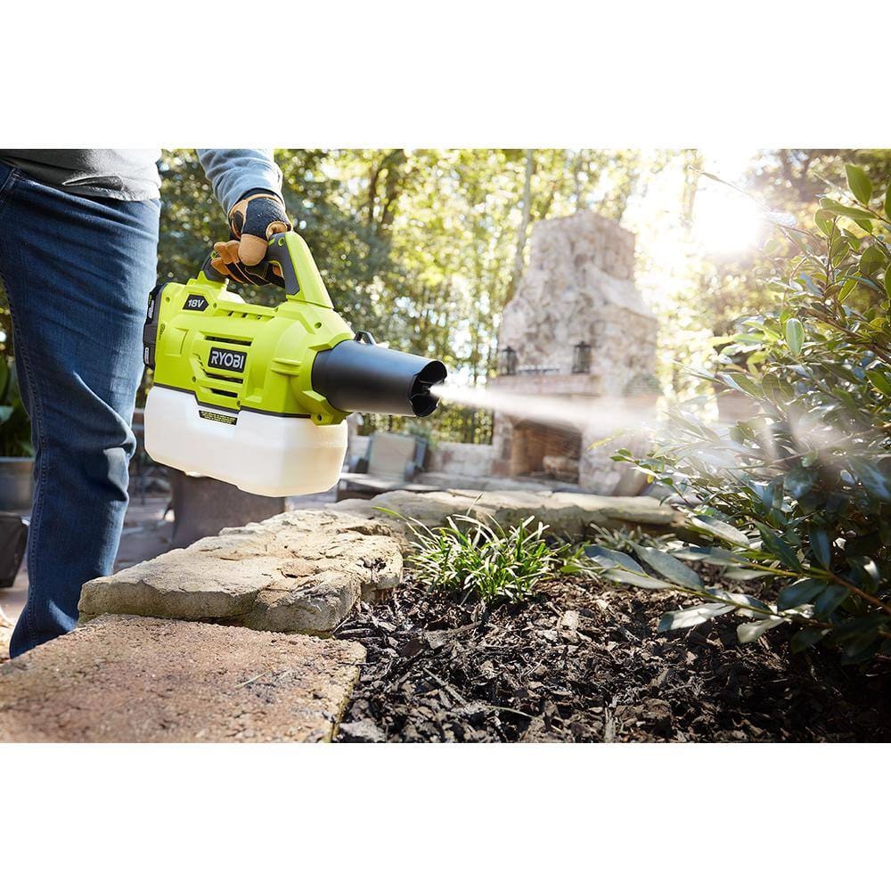 RYOBI ONE+ 18V Cordless Battery Fogger/Mister with 2.0 Ah Battery and Charger