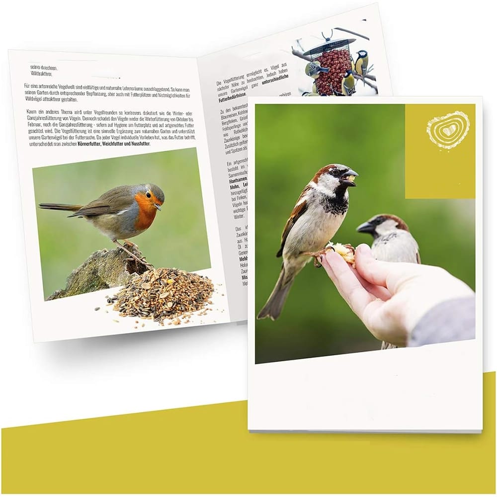 Wildtier Herz Bird Feeder House