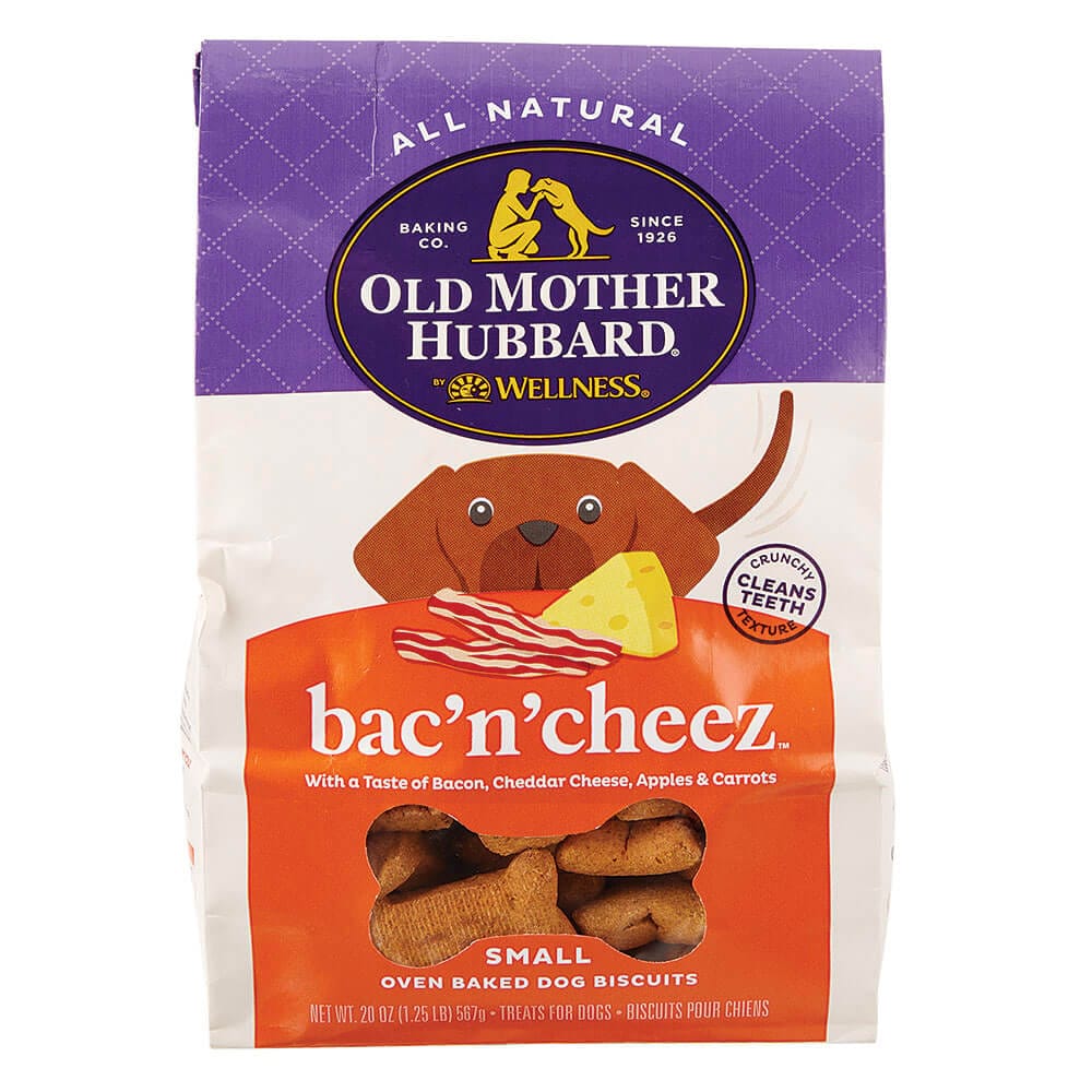 Old Mother Hubbard All-Natural bac'n'cheez Small Dog Biscuits, 20 oz