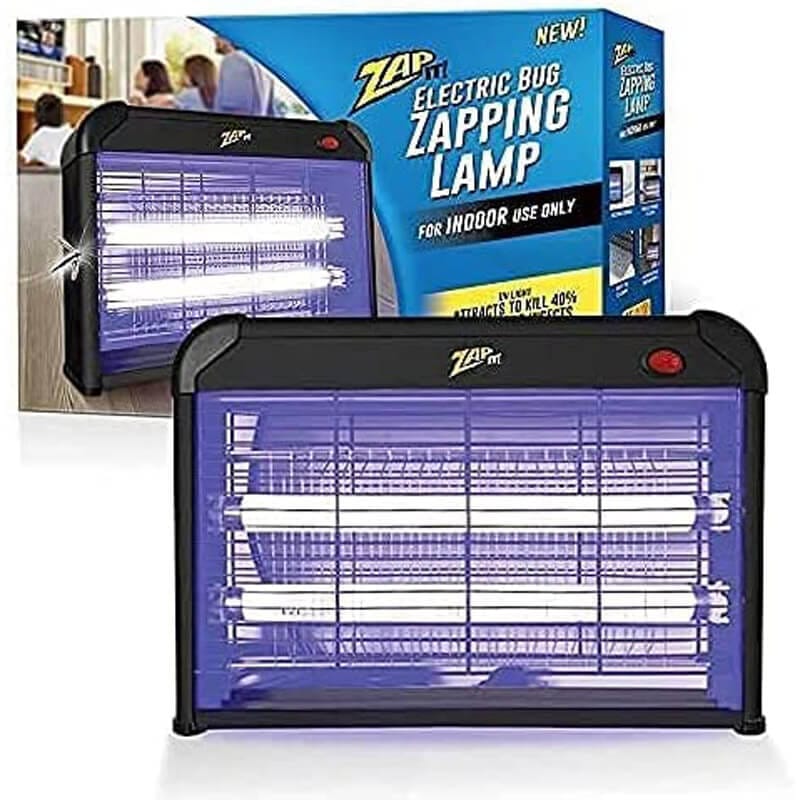 ZAP IT! Electric Indoor Bug Zapper with Non-Toxic Attractant UV Light and  Electric Shock