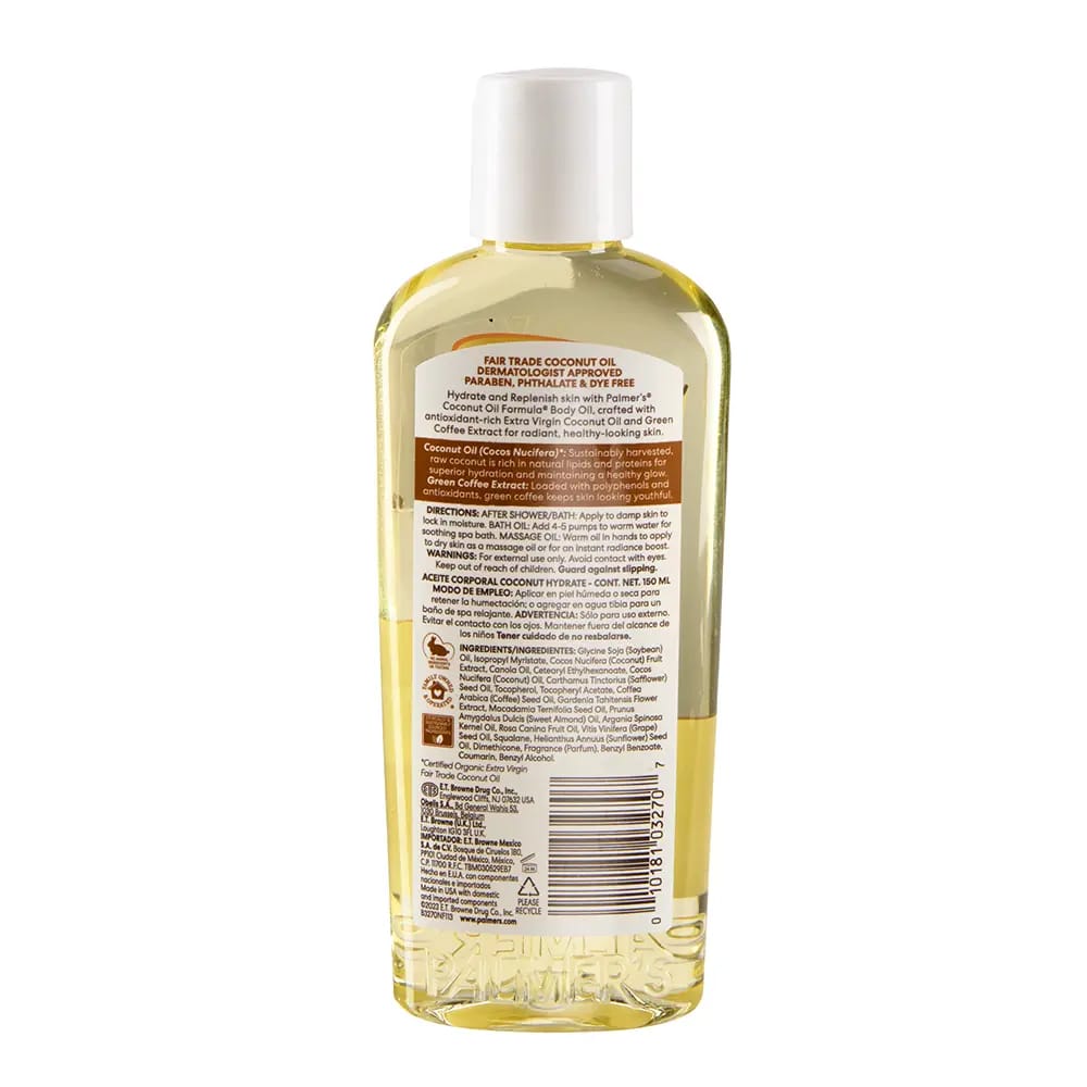 Palmer's Coconut Hydrate Body Oil, 5.1 fl oz.