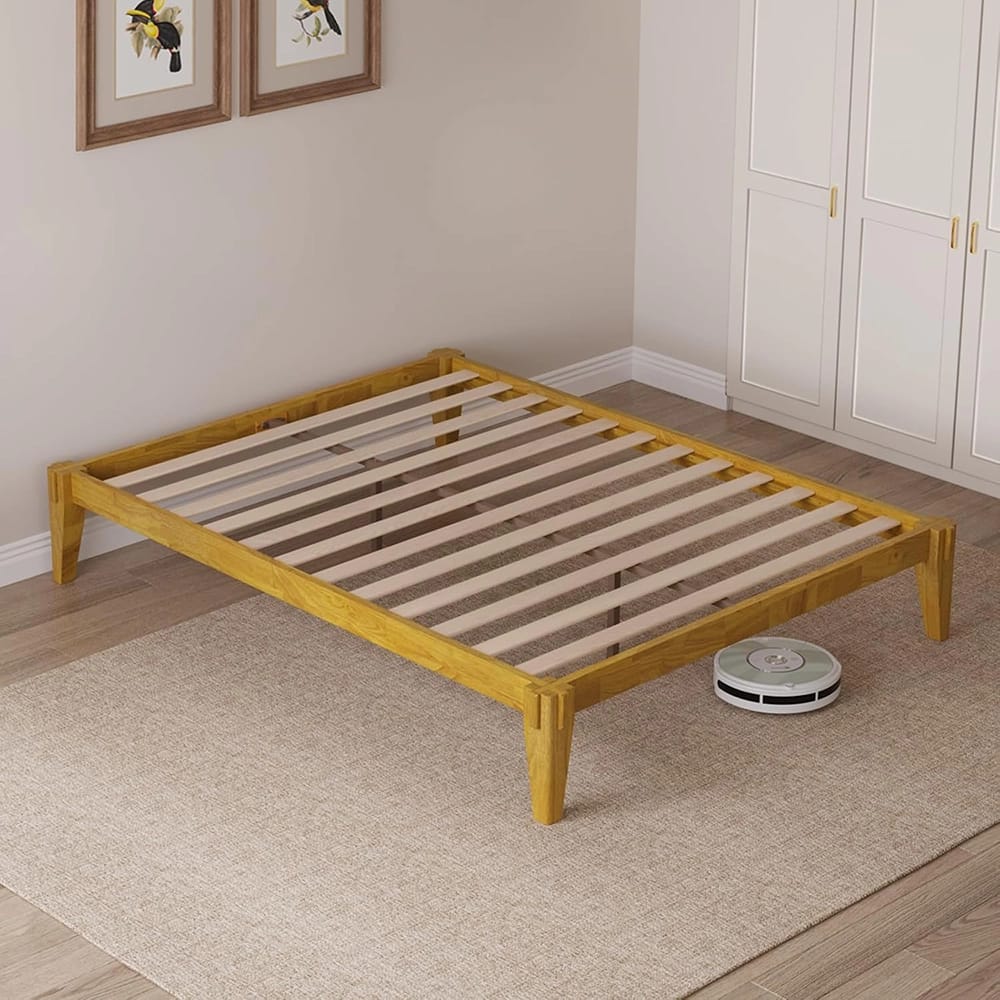 Bme Chalipa Queen Bed Frame, Natural