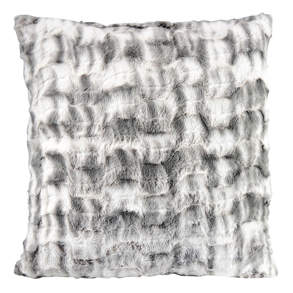 Faux Fur Decorative Throw Pillow, 20"