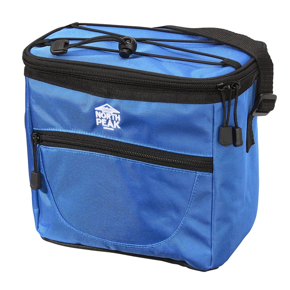 North Peak Blue Insulated Cooler, 6-Can