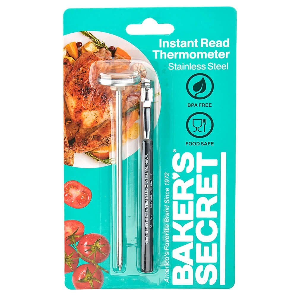 Baker's Secret Stainless Steel Instant Read Thermometer