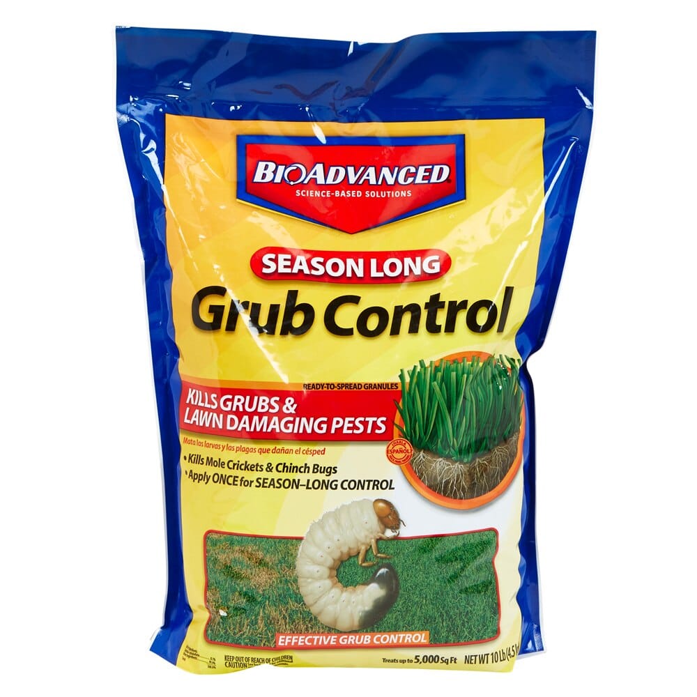 BioAdvanced Season-Long Grub Control, 5,000 sqft, 10 lbs