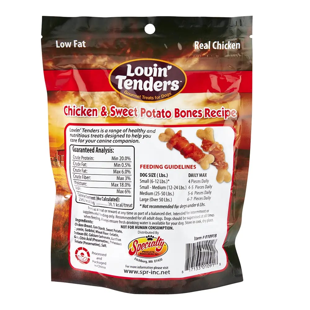Lovin Tenders Chicken and Sweet Potato Bones Recipe, 8 oz