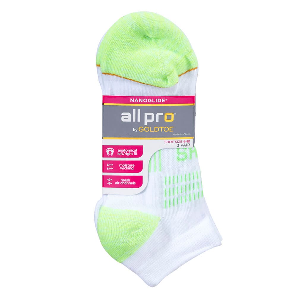 Women's No Show Socks, 3 Pack