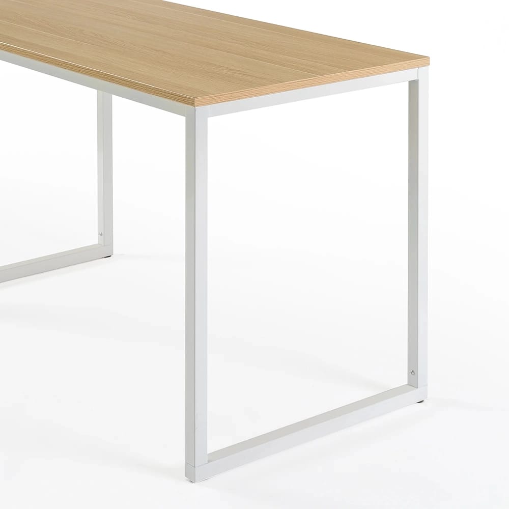 Zinus 47" Desk, White/Natural
