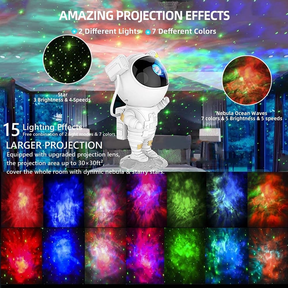Astronaut 360°Adjustable Galaxy Projector