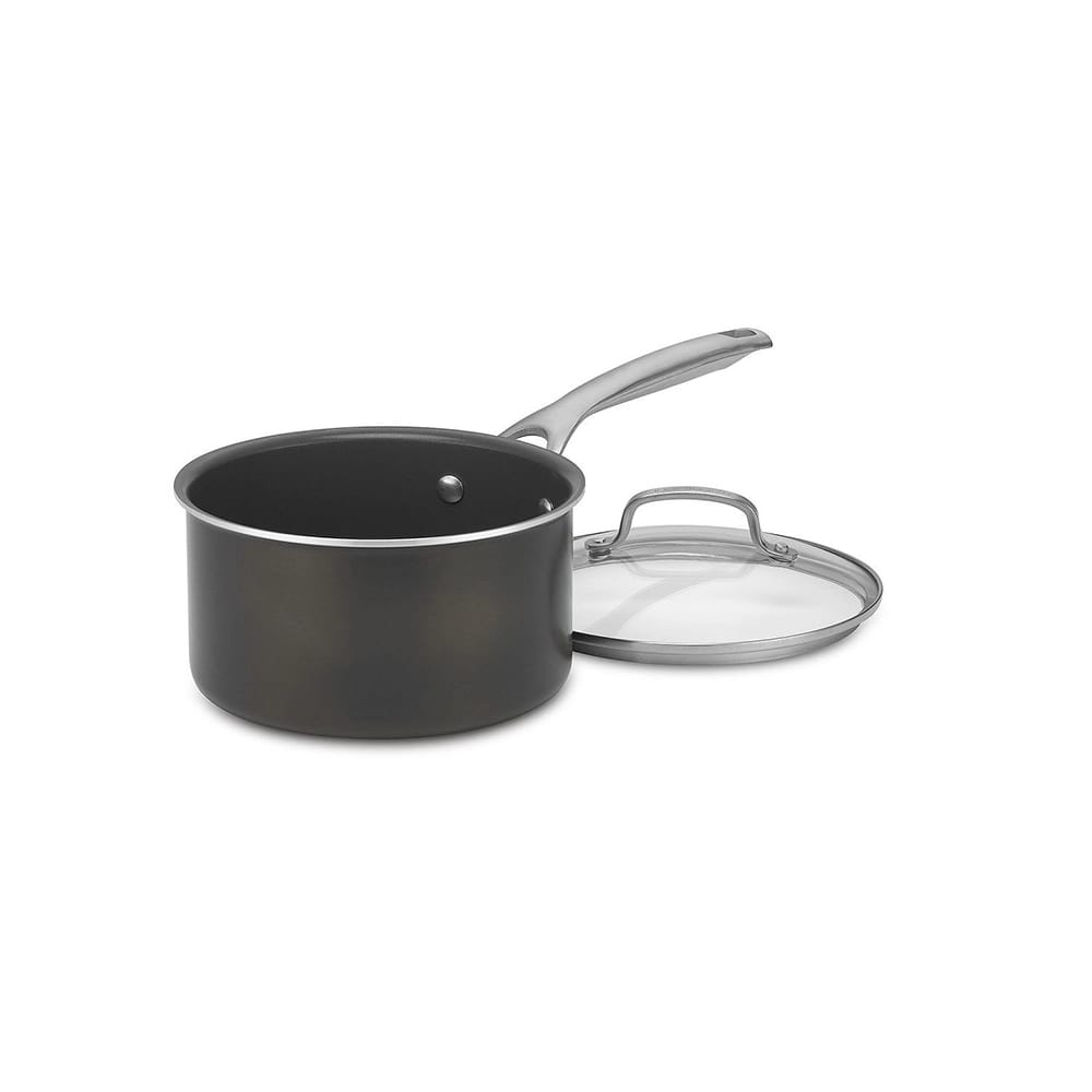 Cuisinart GreenChef Pro Ceramica Nonstick 14 Piece Cookware Set, Black