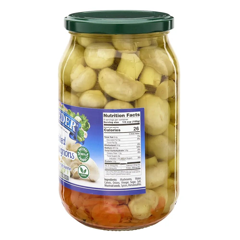 Belveder Pickled Champignons, 32 oz
