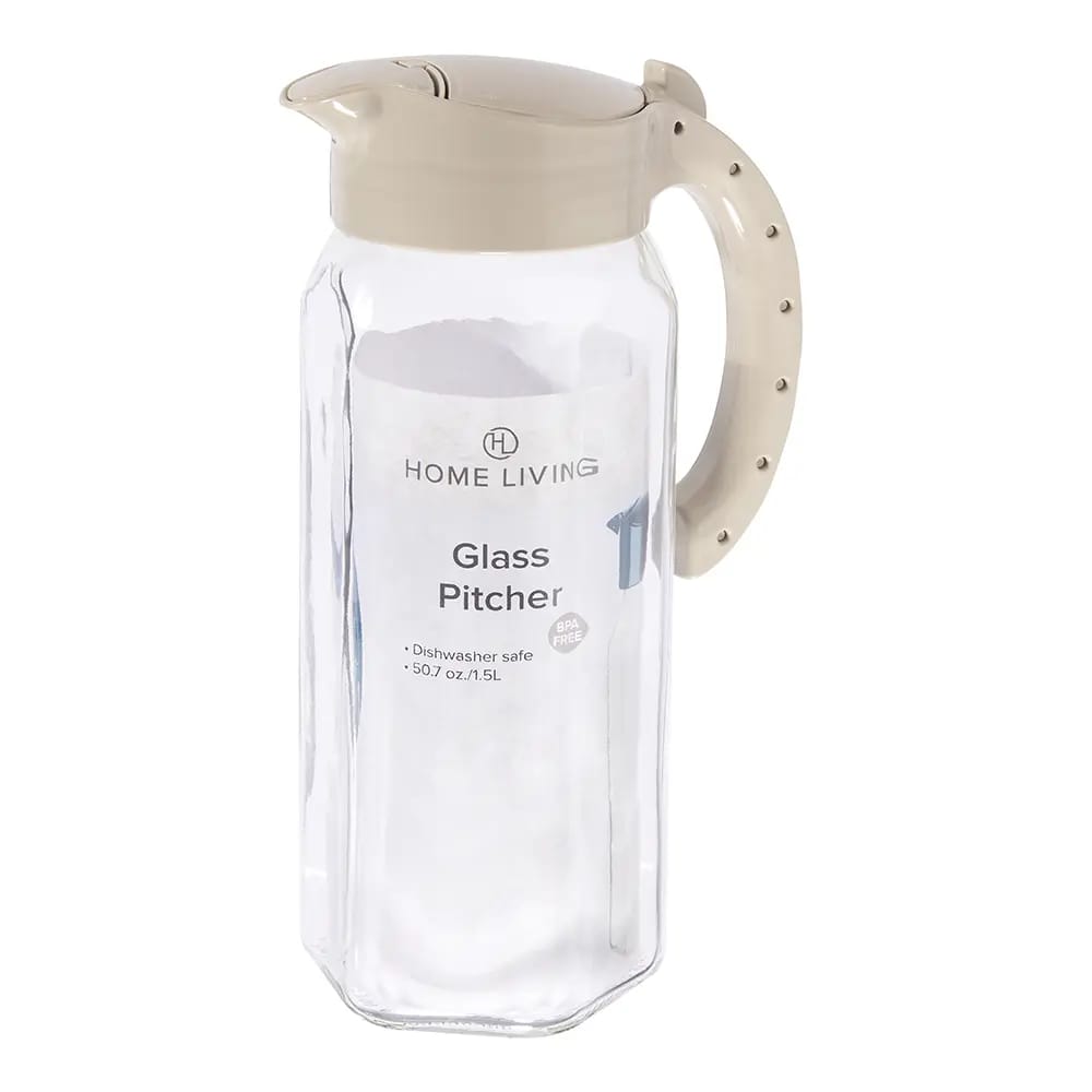 Home Living Glass Pitcher, 50 oz.