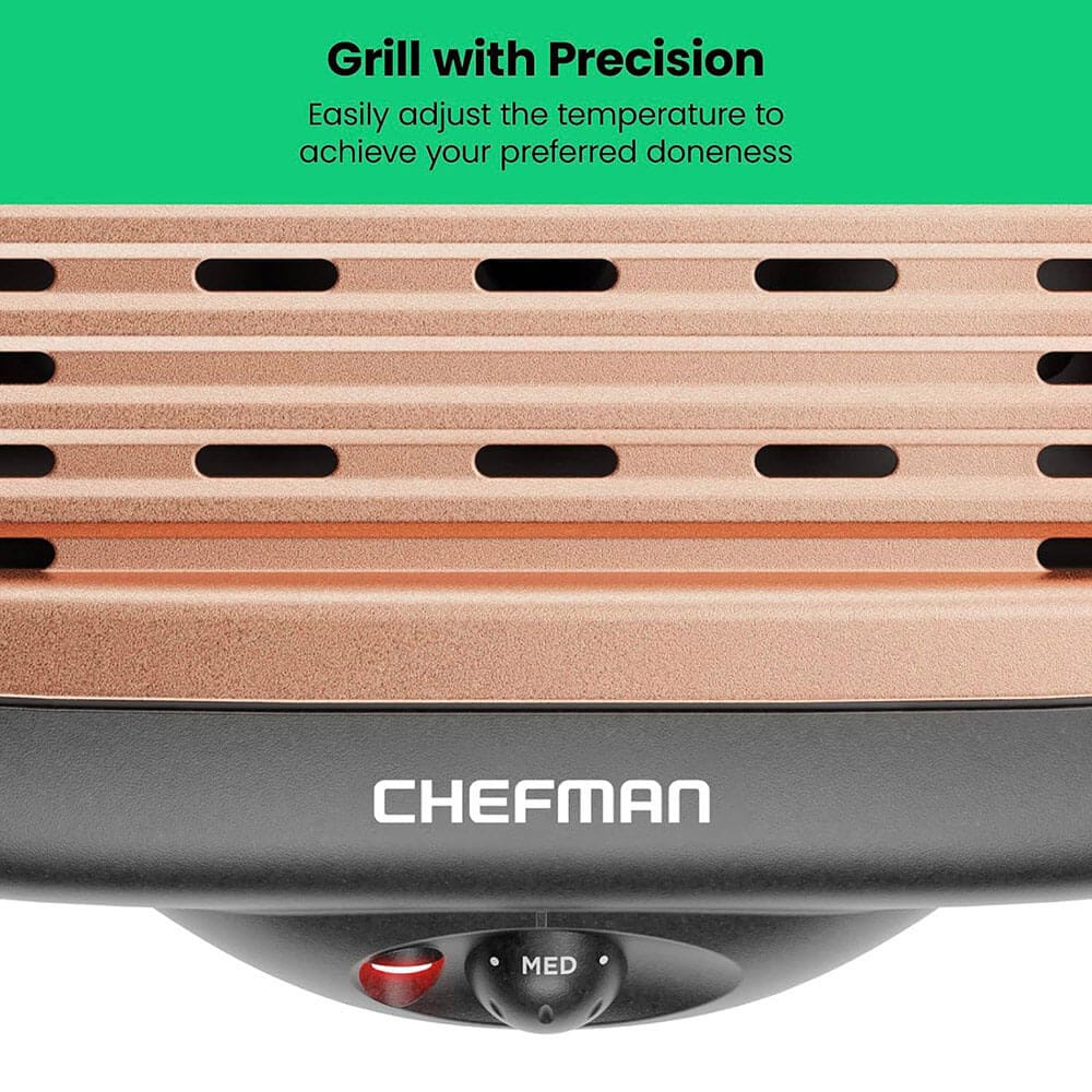 Chefman Smokeless Indoor Nonstick Tabletop Electric Grill
