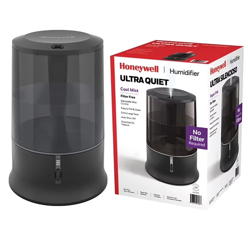 Honeywell Ultra Quiet Humidifier, Black