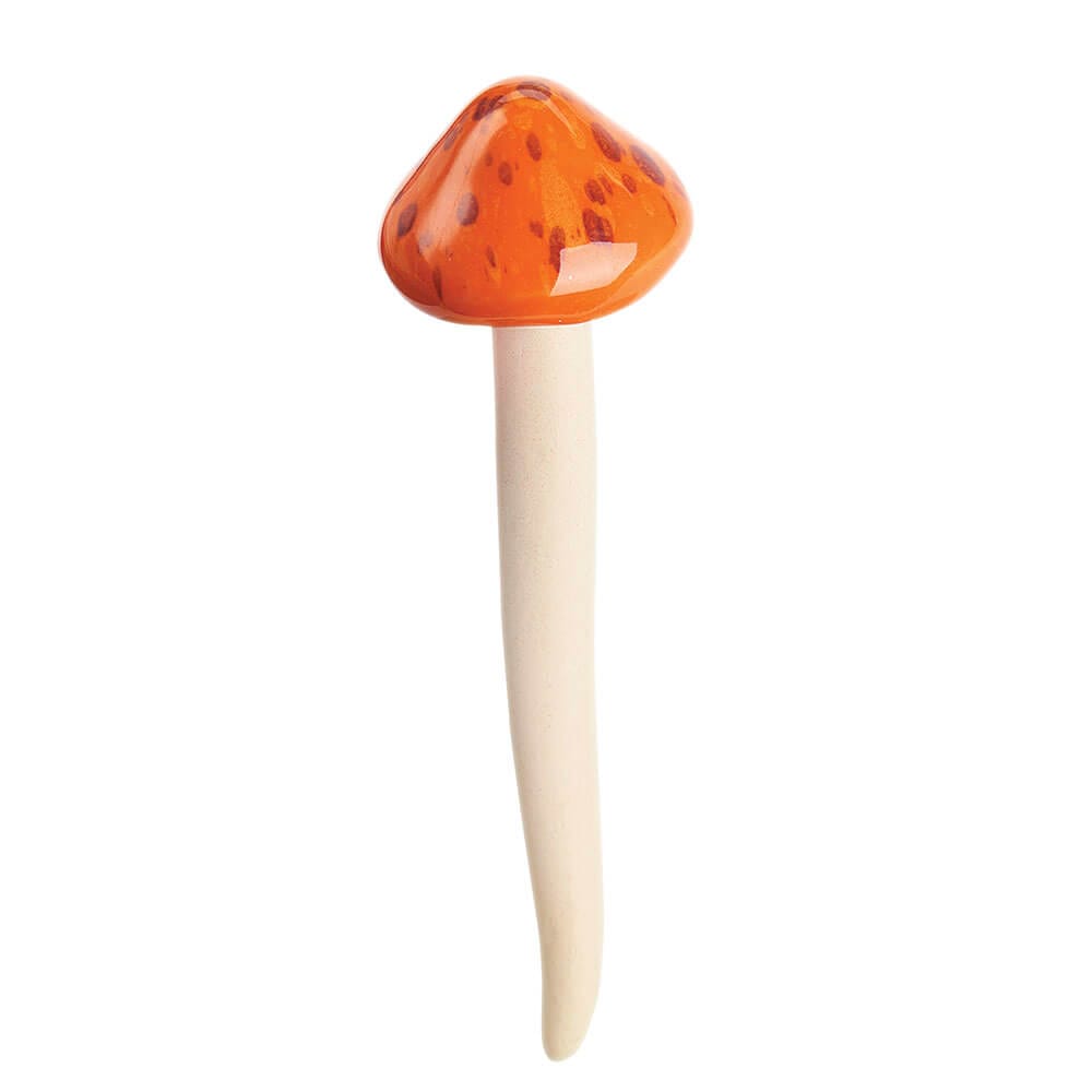 Outdoor Living Accents Mini Ceramic Mushroom, 5.5"