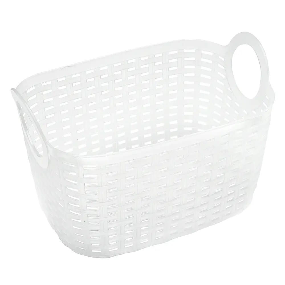 Hemi Casa Plastic Storage Baskets with Handles, 4 Count