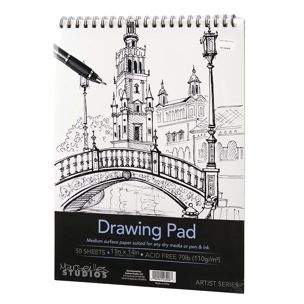 Marseilles Studios 11" x 14" Drawing Pad, 50 Sheets