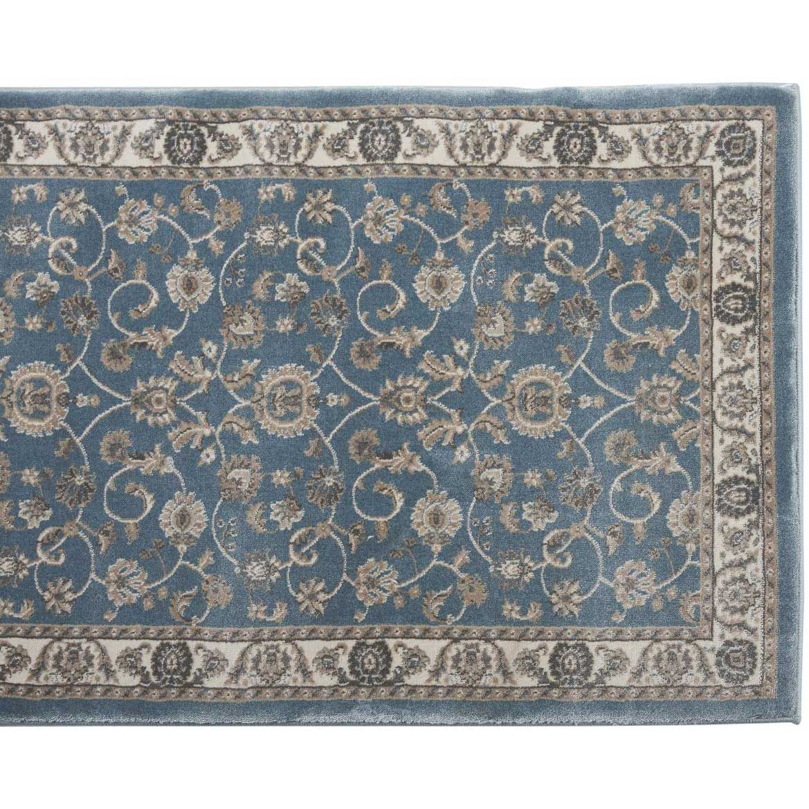 Bellevue Stair Runner, 26" x 25' , Bergama Blue