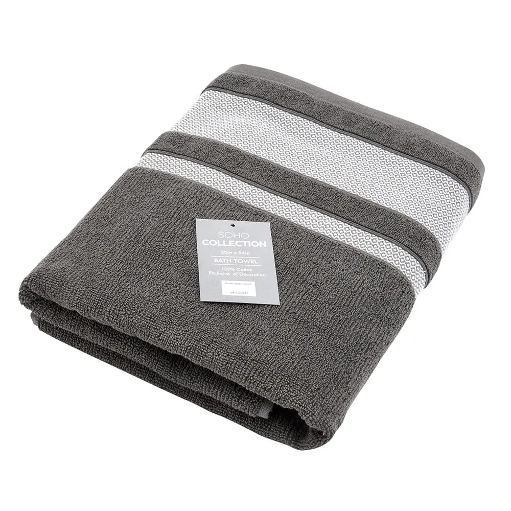 Soho Collection Cotton Bath Towel, 54"