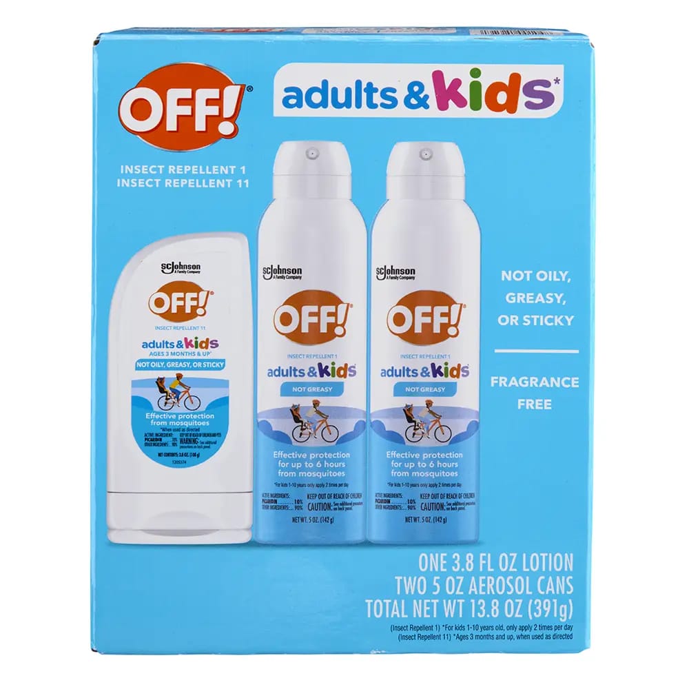 OFF Adult & Kids Insect Repellent, 3 pk