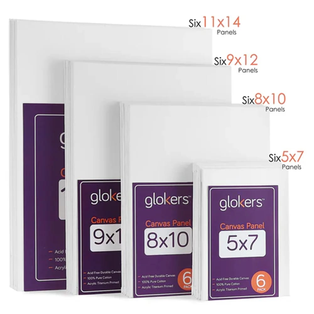 Glokers 24 Canvas Panel Set