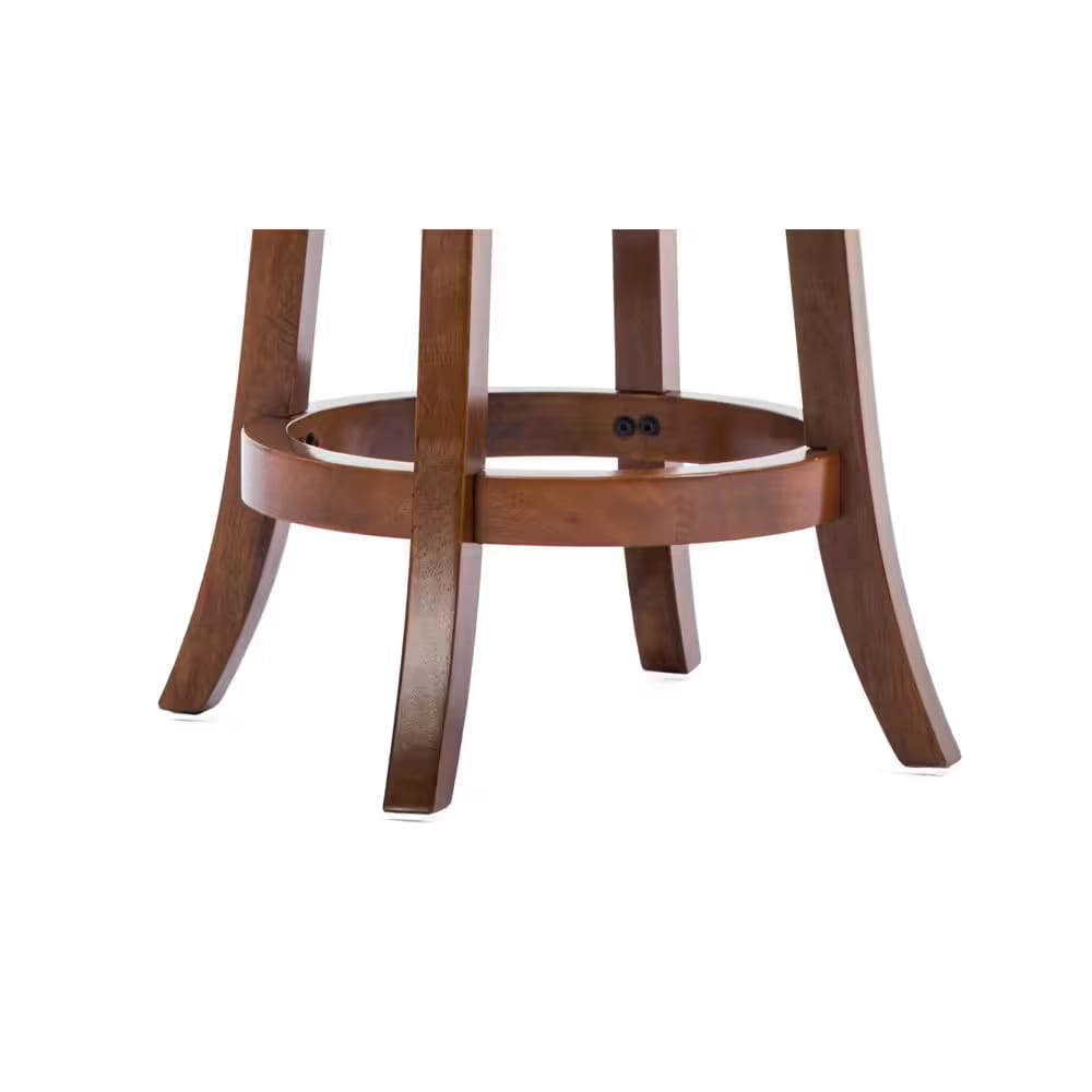 Boraam Industries 24" Counter Height Swivel Bar Stool, Walnut
