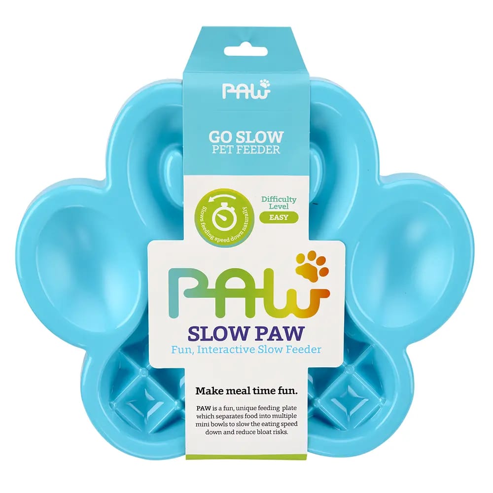 Pet Dream House Paw Pet Slow Feed Bowl