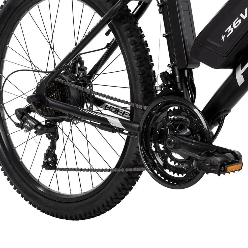 Huffy Teronic Men's Electric Mountain Bike, Black