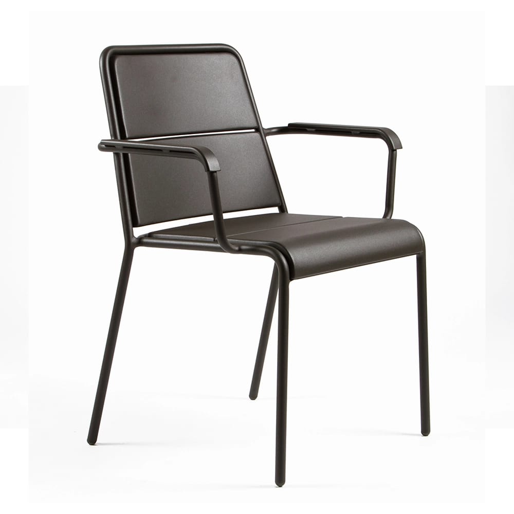 Maiori Patio Arm Chair, Charbon