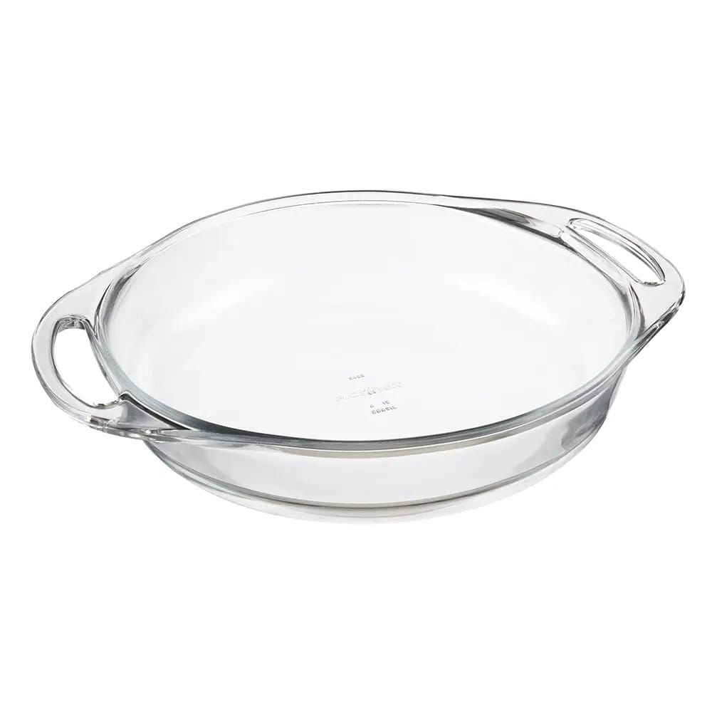 Marinex Glass Round Baking Dish with Handles, 2.5 Qt