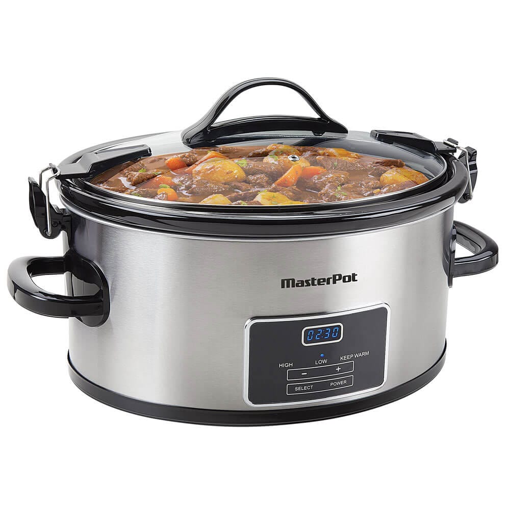 MasterPot 6 Qt Stainless Steel Slow Cooker