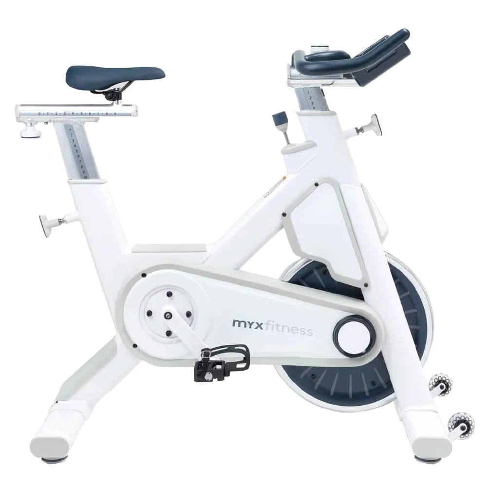 Stationary Fitness Bike, White