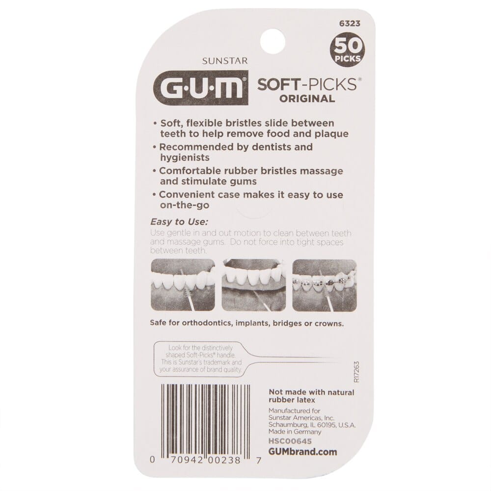 GUM Original Soft-Picks, 50 Count