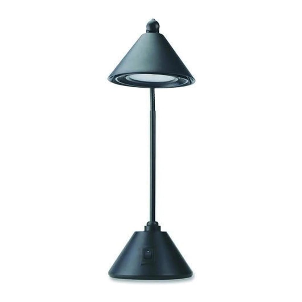 Alera Gooseneck LED Desk Lamp, Black