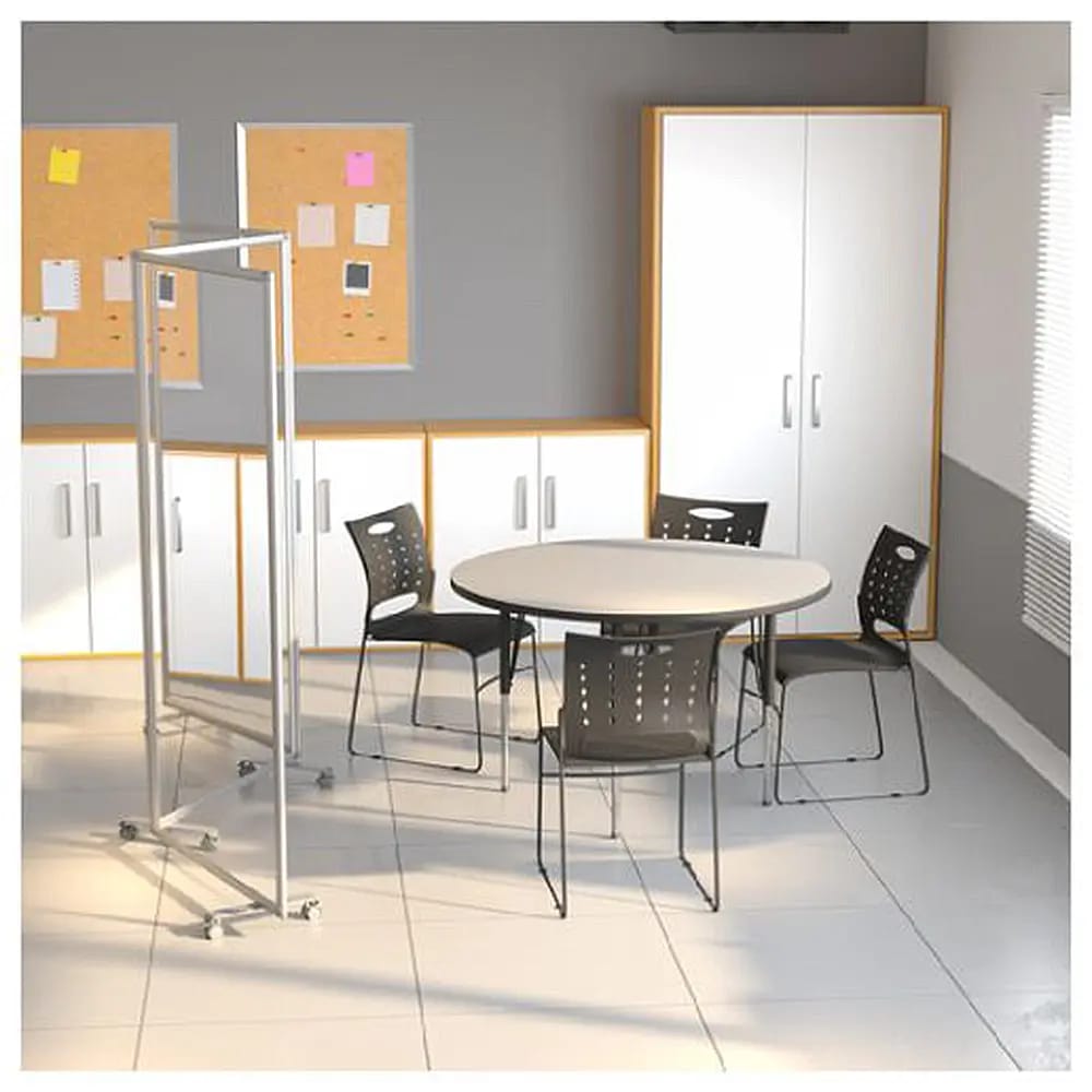 Trifold Mobile Partition, 72" x 24"