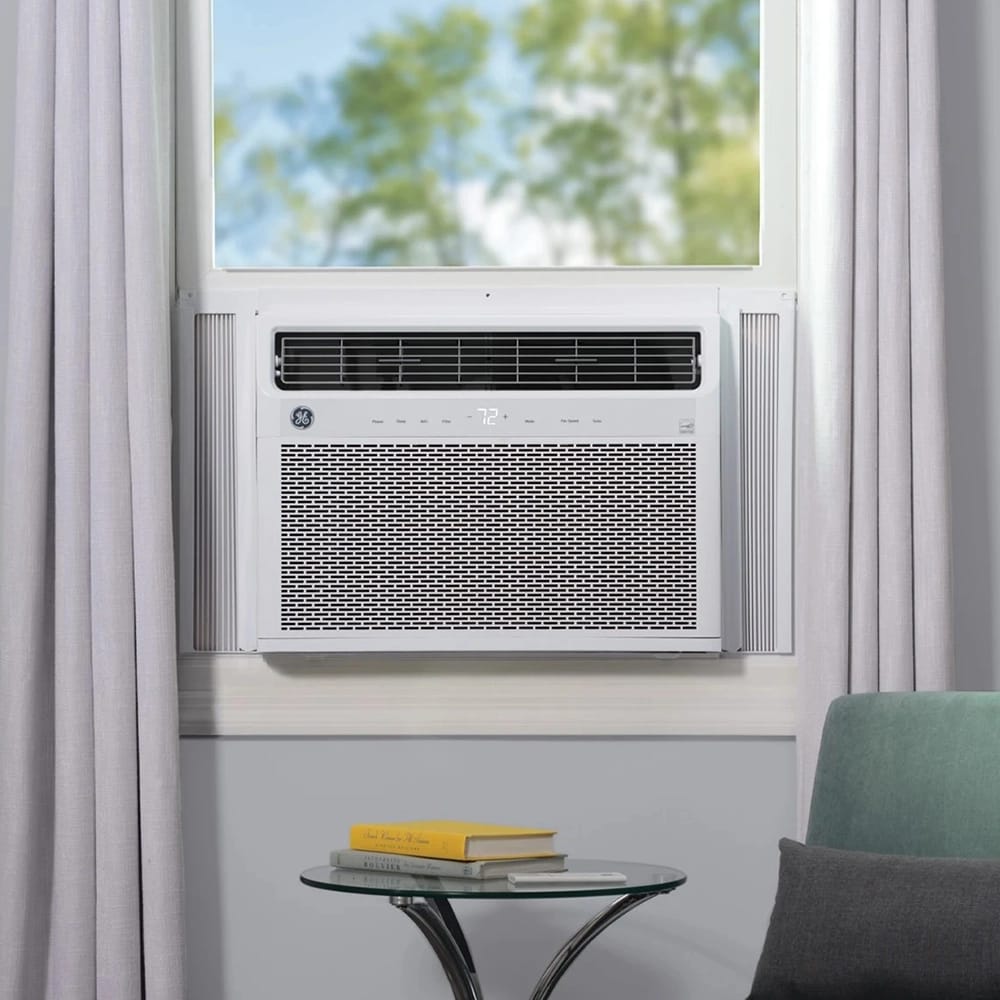 GE ENERGY STAR Smart Electronic Window Air Conditioner, 230 V, 18,000 BTU