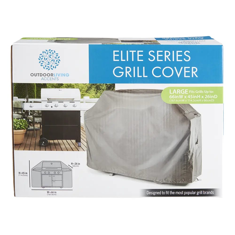 Outdoor Living Accents Elite Series Large Grill Cover, 66"