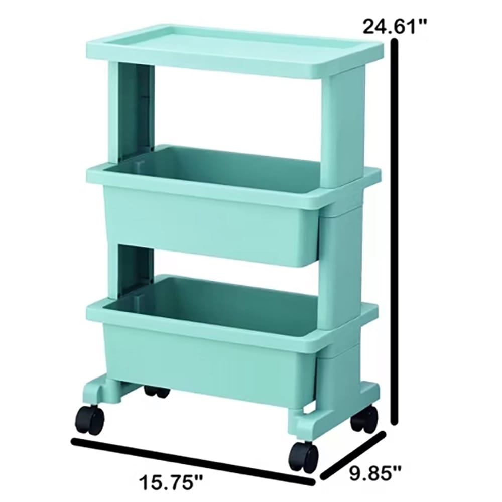 JEJ Astage Mini Rolling Wagon, Blue