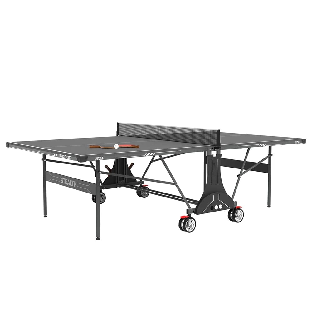 KETTLER Stealth Indoor Table Tennis Table 2-Player Bundle