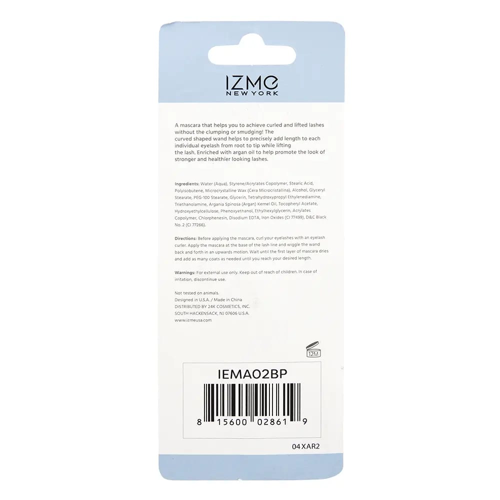 Izme Argan Oil Lift & Curl Mascara, 0.44 fl. oz.