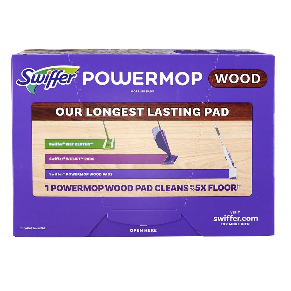 Swiffer Power Mop Mopping Pad Refills, 5 Count