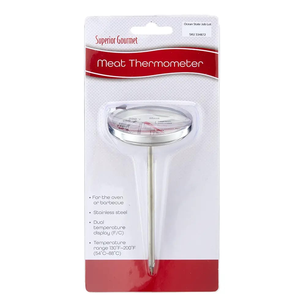Superior Gourmet Stainless Steel Meat Thermometer