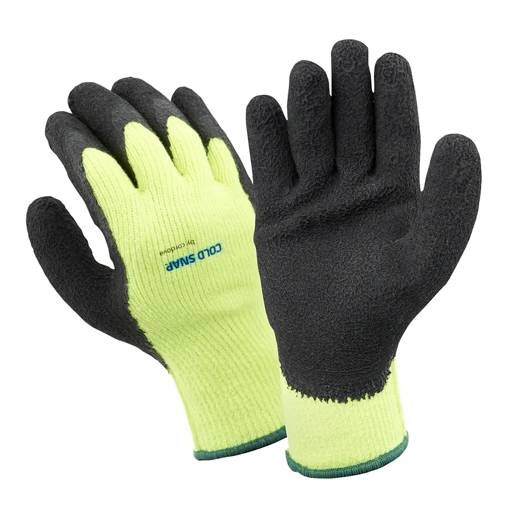 Cold Weather Hi-Visibility Latex Coated Gloves