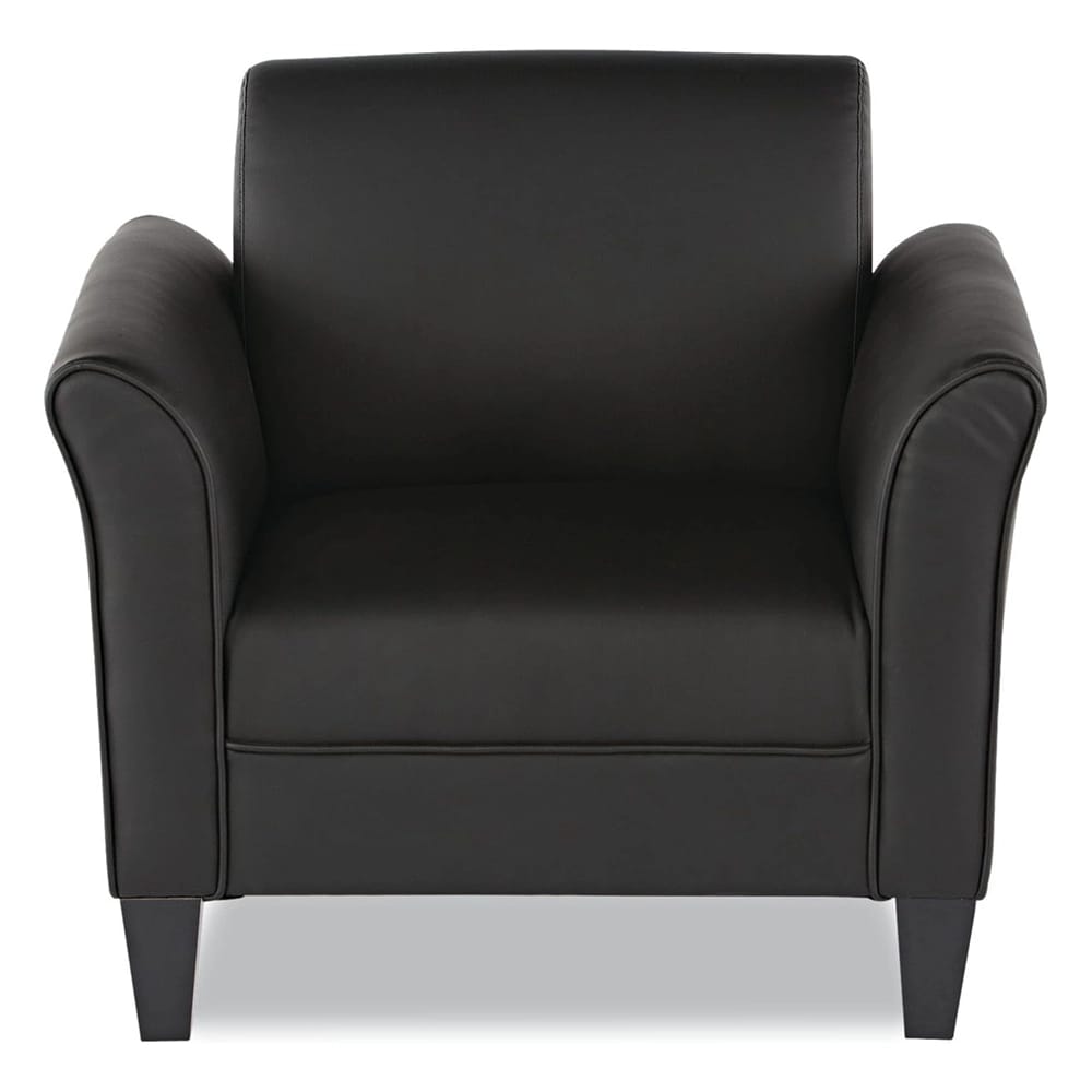 Alera Reception Lounge Series Club Chair, Black