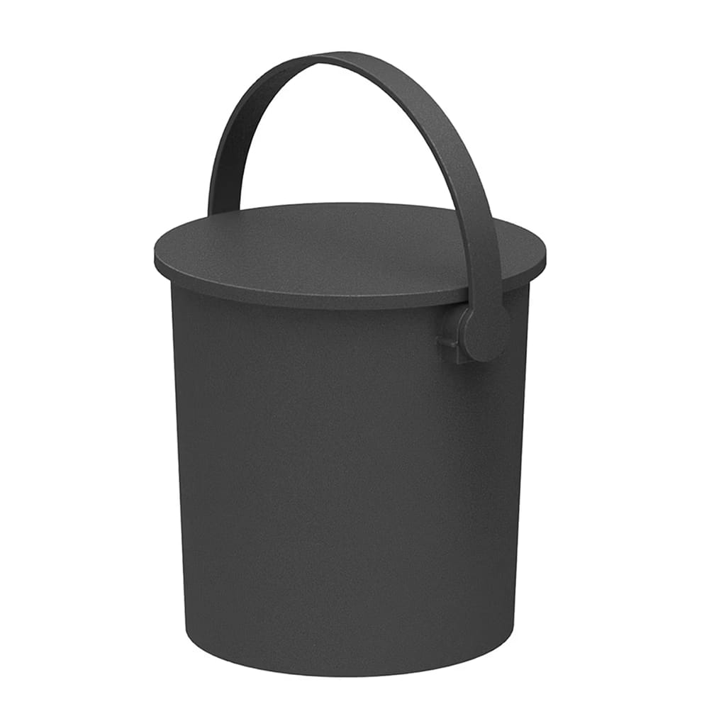 JEJ Astage 2.6 Gallon Sturdy Bucket with Lid, Black