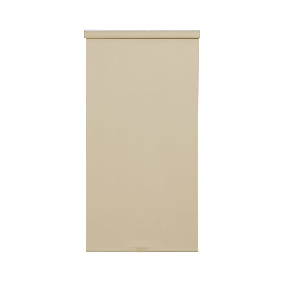 Cordless Cotton Twill Fabric Roller Shade, Taupe, 35" x 66"
