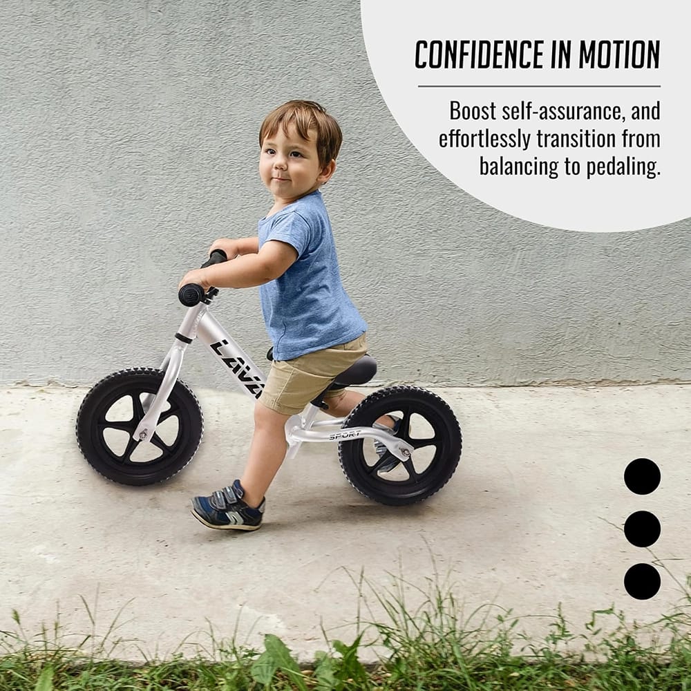 LAVA Sport Balance Bike, Ash Silver