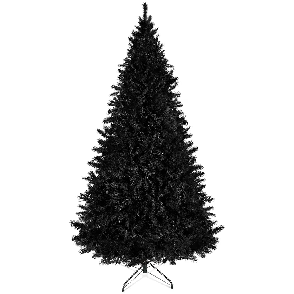 Prextex 6' Premium Artificial Christmas Tree, Black